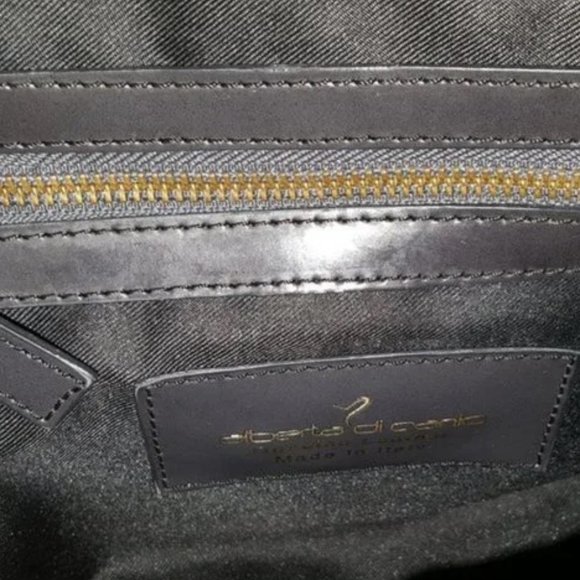 Vintage Alberta Di Canio Italian Patent Leather Handbag - Picture 7 of 8